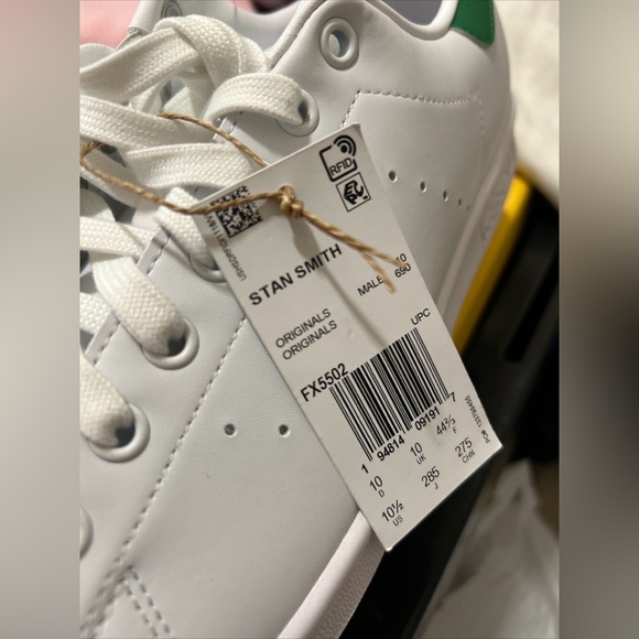 adidas Originals Stan Smith 'White Green' FX5502 Size 10.5 nwt no box - Picture 8 of 8